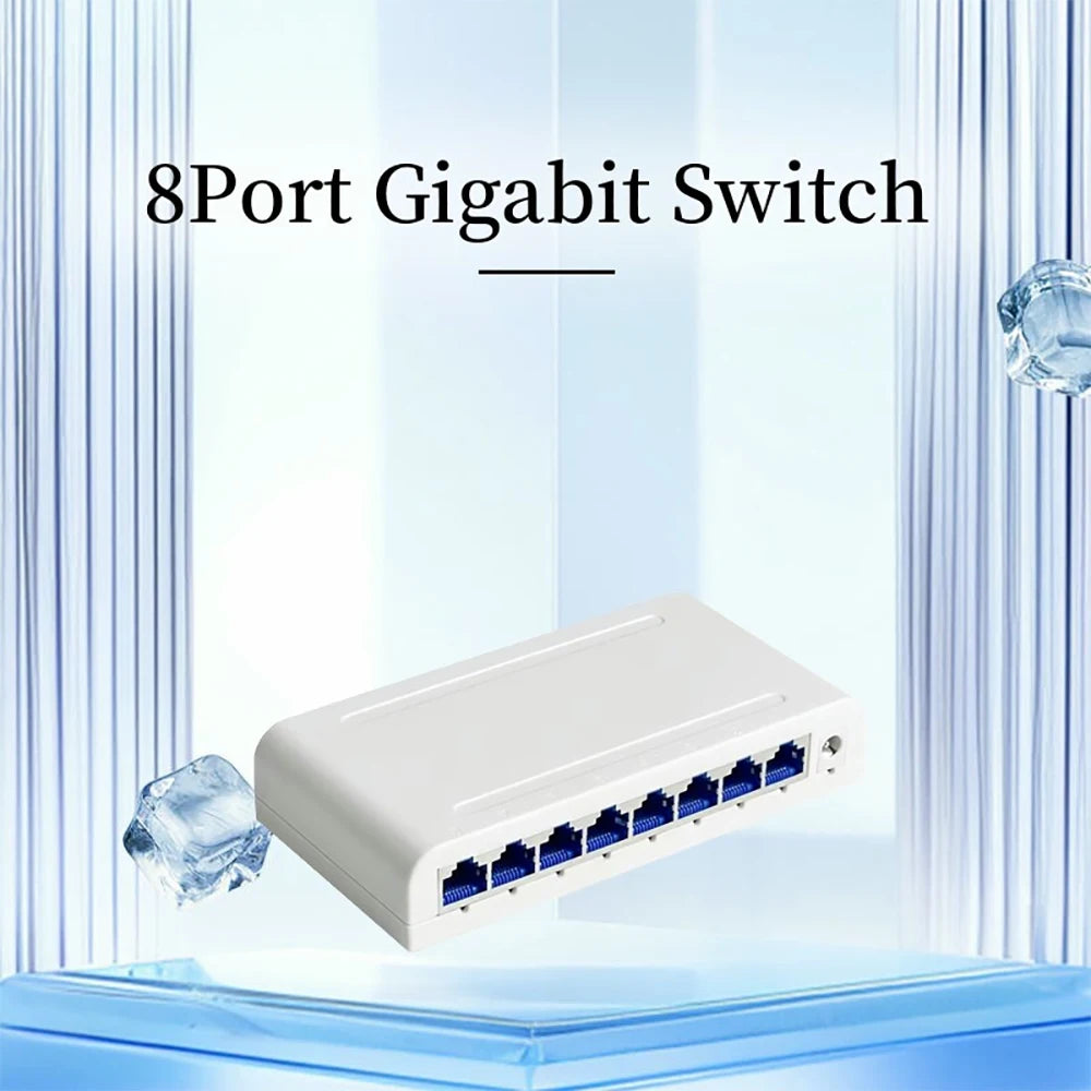 Mini Ethernet Switch - 5 or 8 Ports