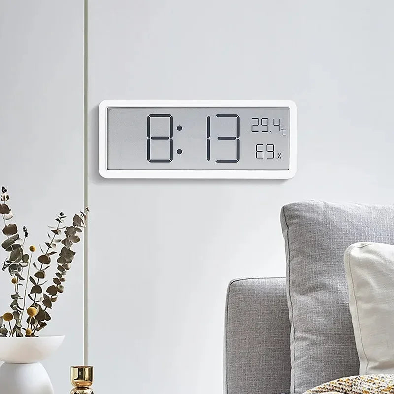 Digital Wall and Desk Clock with Climate Display