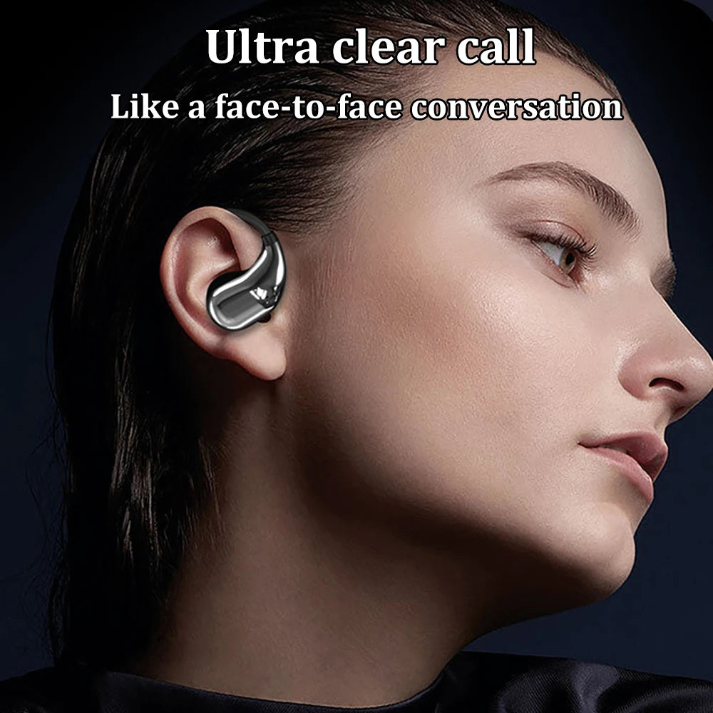 Bezdrôtové slúchadlá s háčikom za ucho a Bluetooth 5.4