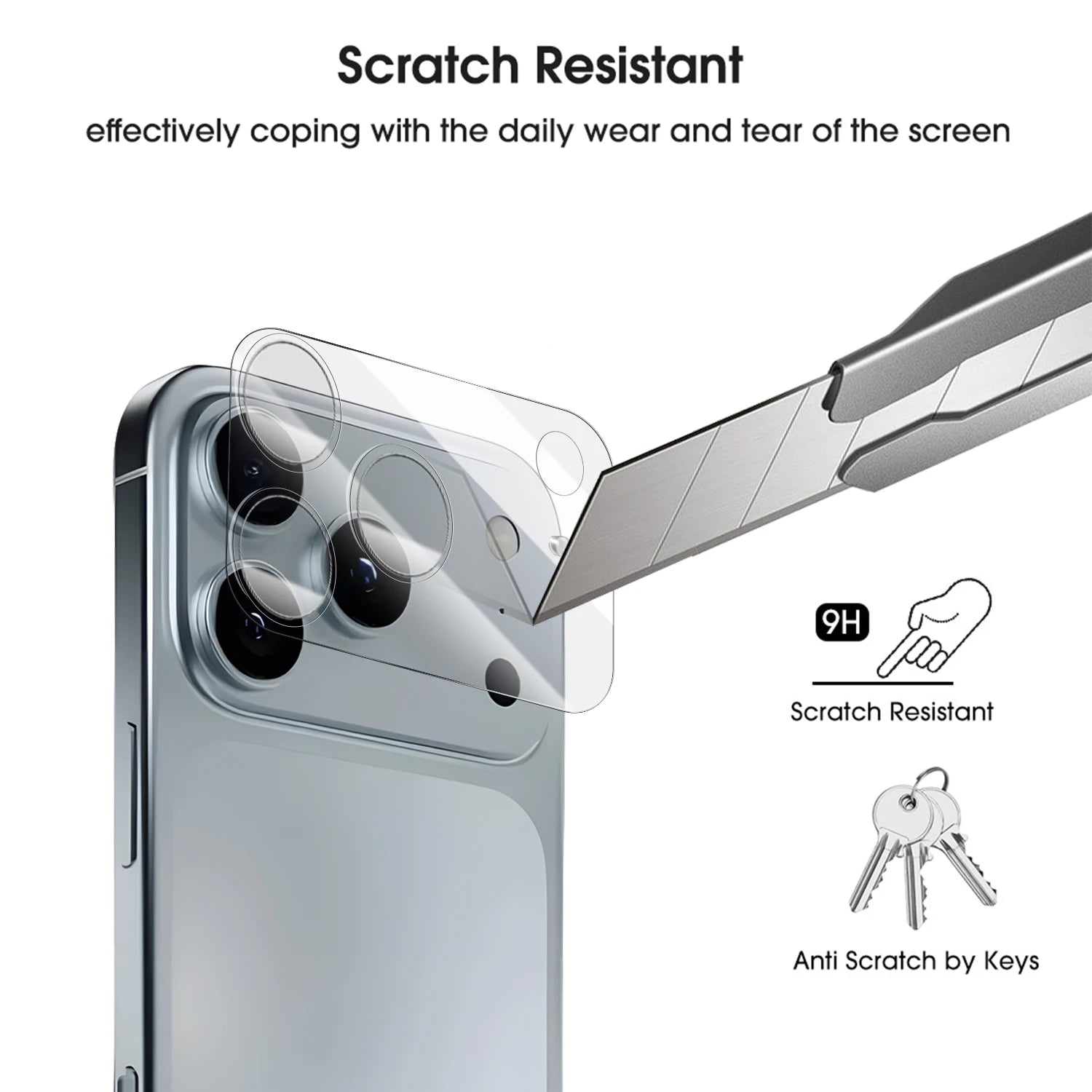 iPhone 17 Series Camera Lens Protector Full Coverage HD Clear Film