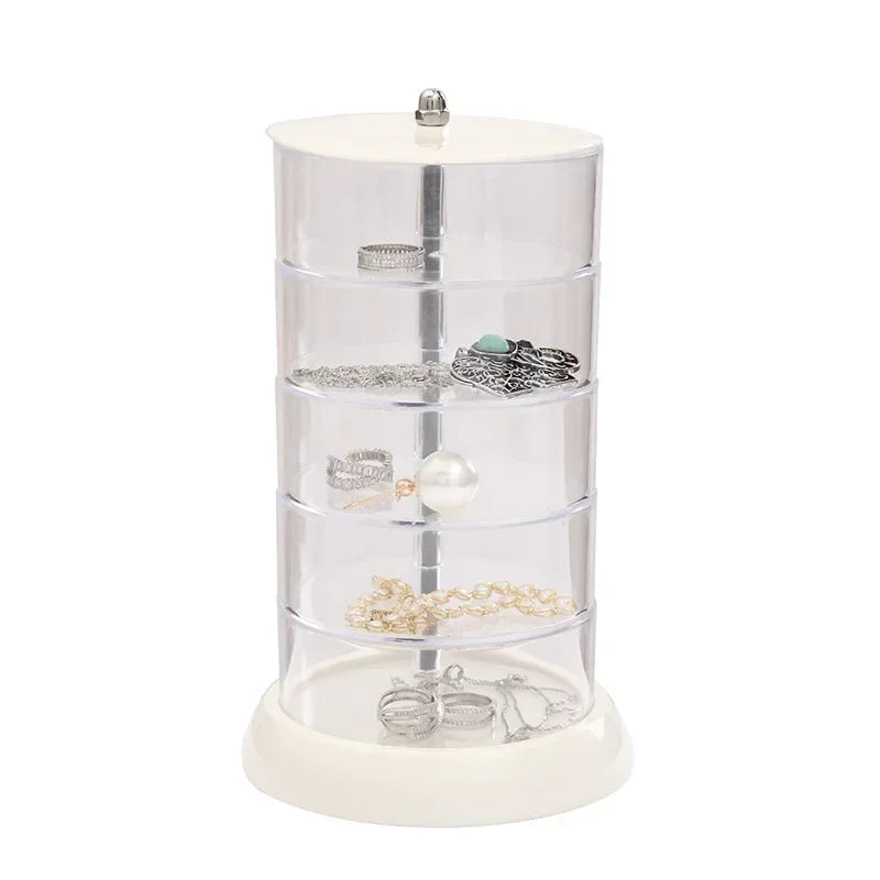 Rotating Multi-Layer Storage Box for Jewellery and Small Items