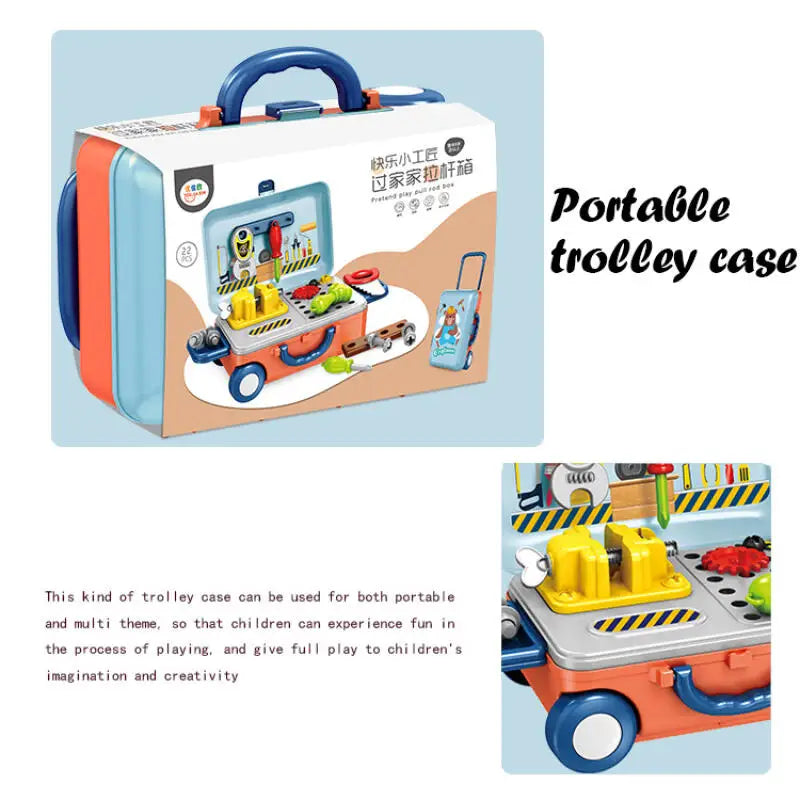 Pretend-Play Trolley Case Set, Theme Options