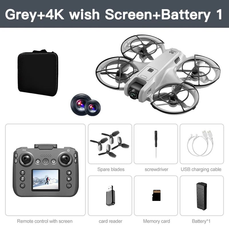 Lenovo V666 4K WiFi Drone with Obstacle Avoidance & Brushless Motor