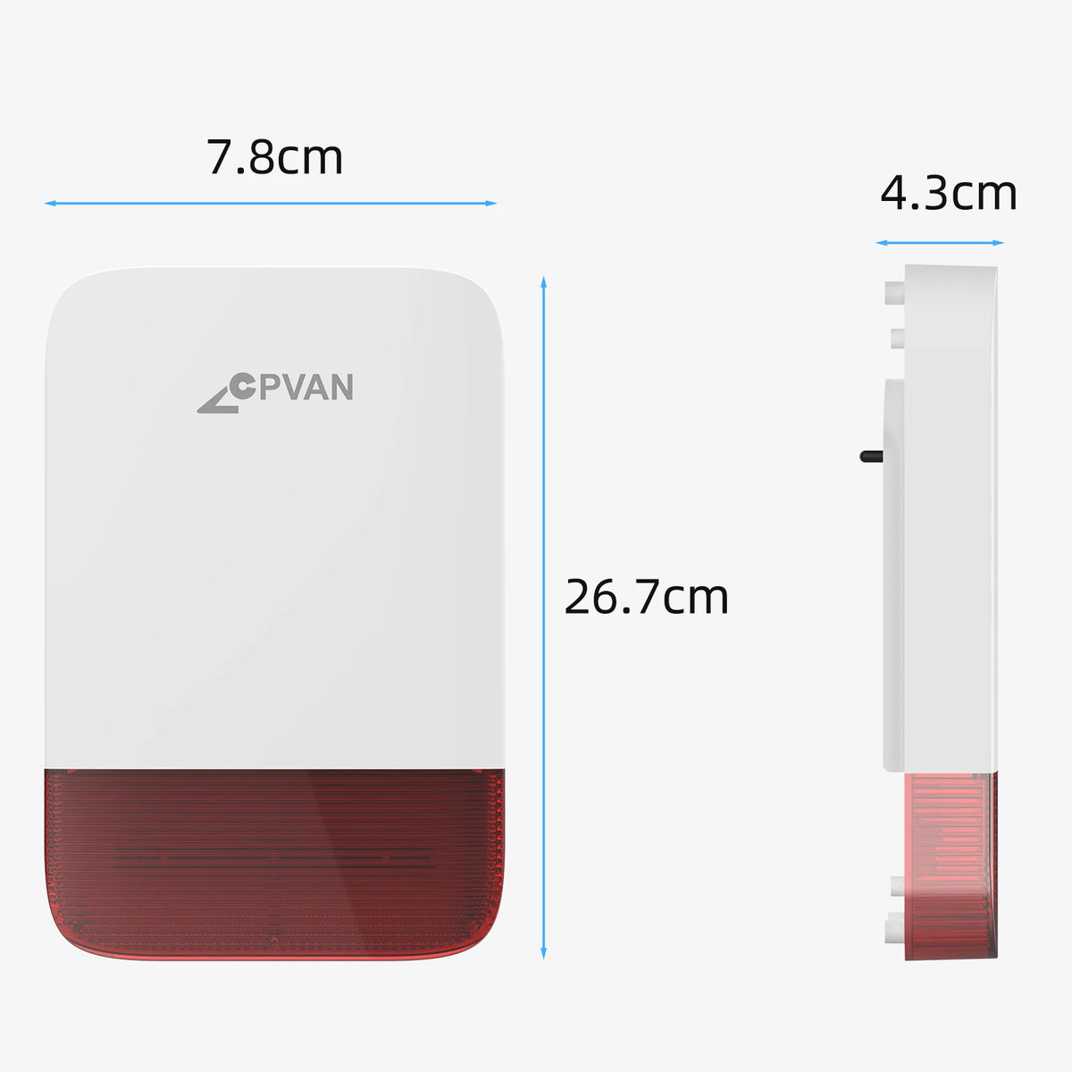 CPVAN 7 inch Smart Home Alarm System Wireless WiFi Home burglar Security Alarm with accessories support Tuya Smart Life control