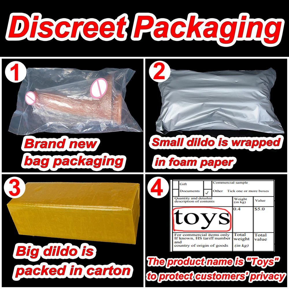 Non-Electric TPE Adult Toy with Suction Base – Size Options