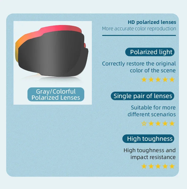Polarized Cycling Sunglasses UV400 Lightweight Bike Glasses