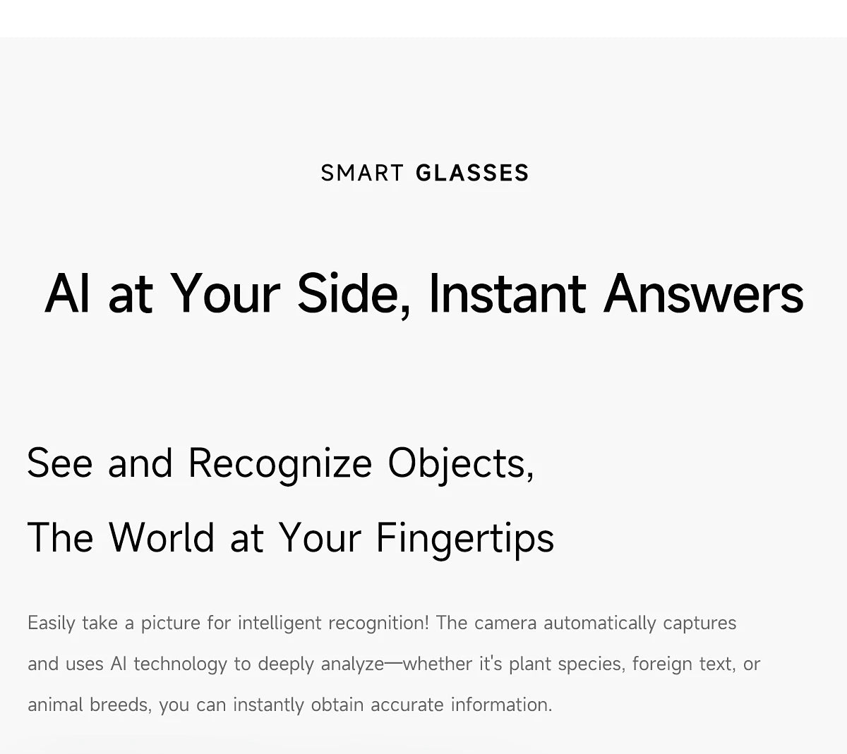 AI Smart Glasses Camera Video Recording AI Photo Recognition Bluetooth Call Smartglasses Translation Voice Sunglasses Men Women