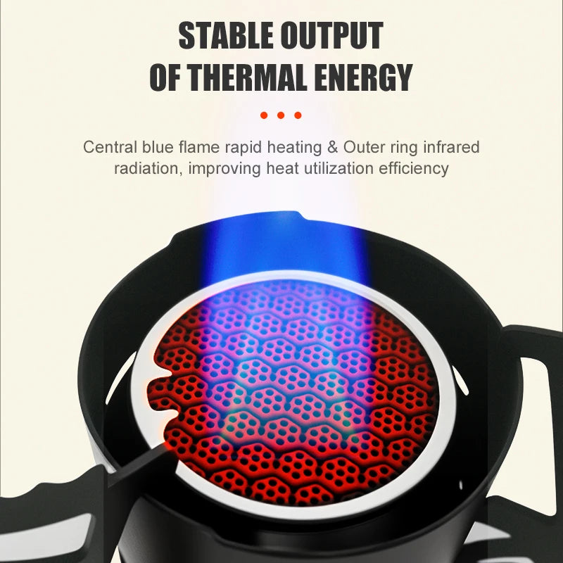 Infrared Camping Stove 2600W Windproof Gas Burner