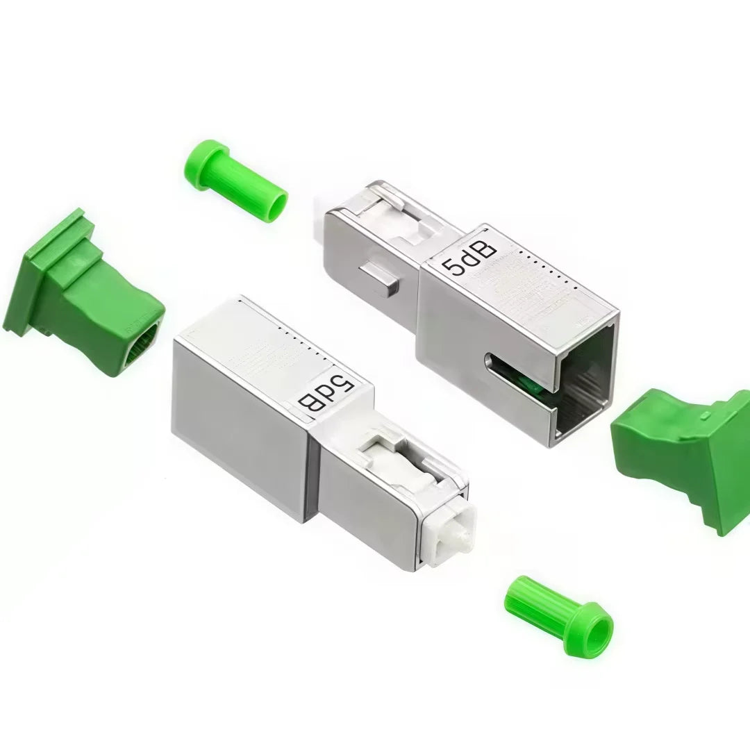 SC/APC-fiberattenuator - flere dB-muligheder