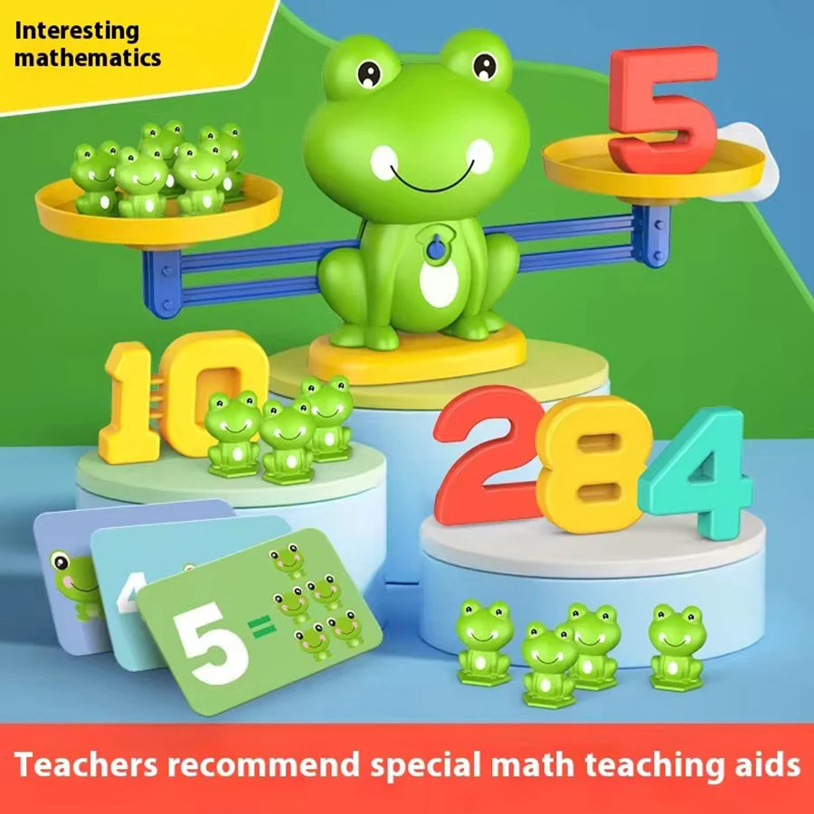 Frog Balance Scale Maths Activity Toy
