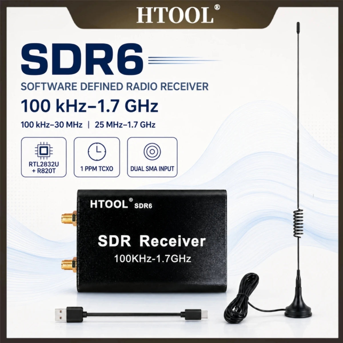 SDR6 USB Software-Defined Radio Receiver