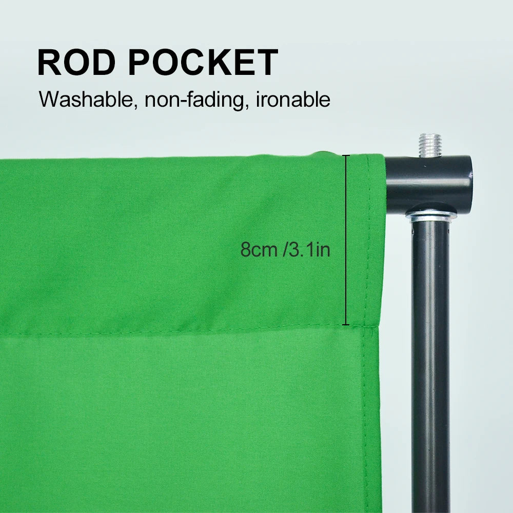 Solid-Colour Photography Backdrop, Size Options