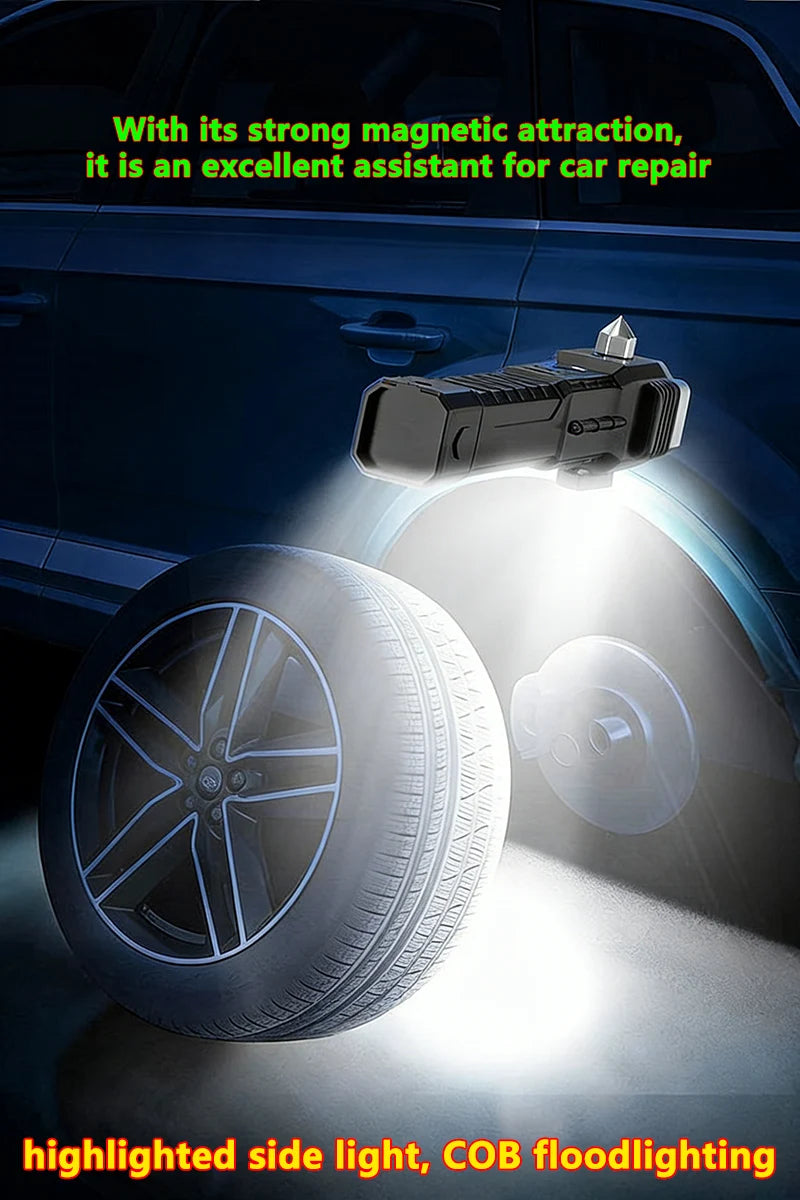 Rechargeable Vehicle Work Light with Glass Breaker