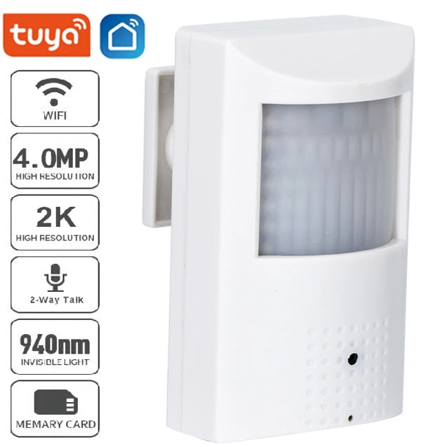 Tuya POE Mini WiFi Security Camera, 2MP/4MP, 2-Way Audio