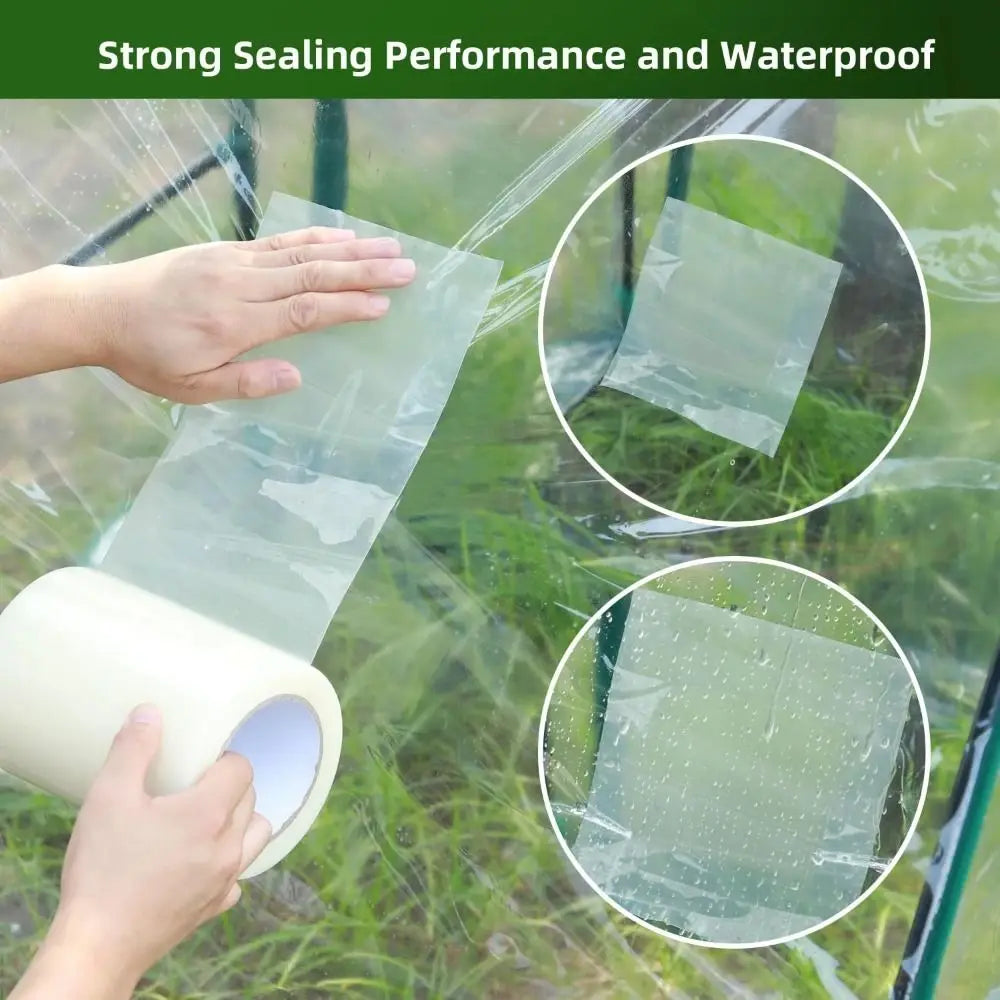 Clear Greenhouse Film Repair Tape — 10 m