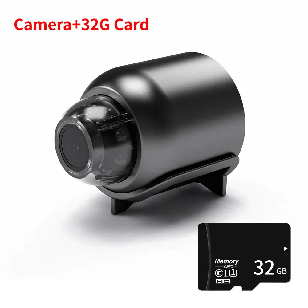 Mini 1080P WiFi bezpečnostná kamera s nočným videním a detekciou pohybu