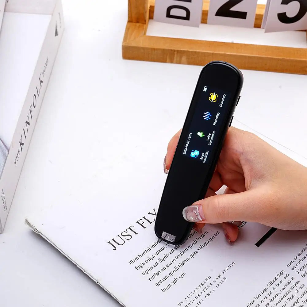Offline Translation Pen For Teacher Student Dictionary English Intelligent Scanning Point Reading 123 Languages Translator Pen 