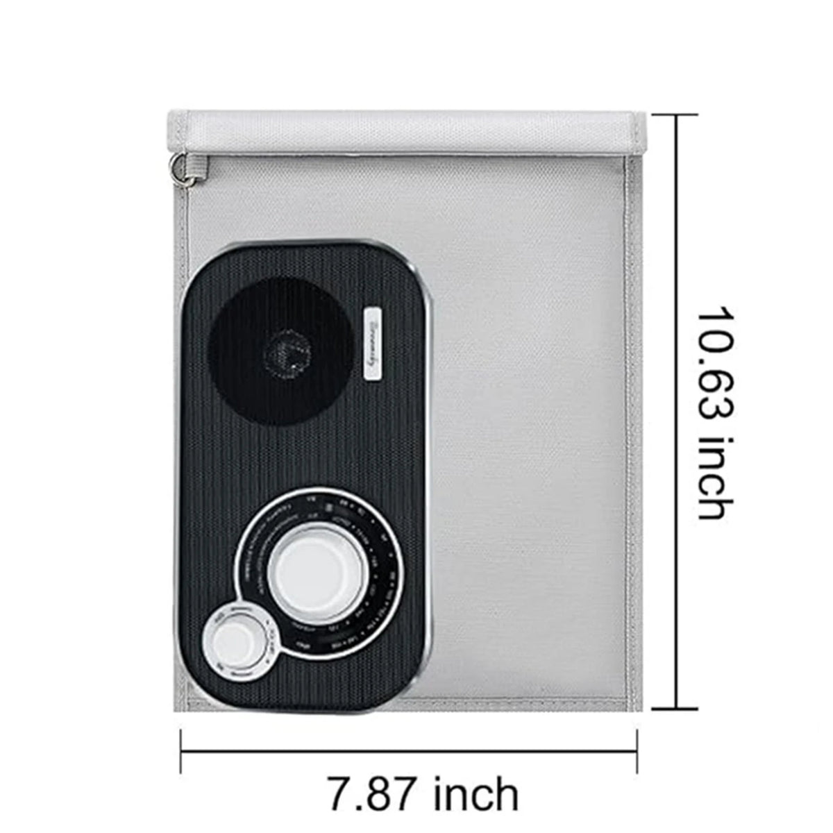 Car Key Signal Blocker Bag Waterproof Fireproof RFID Blocking Pouch Faraday Bag for Car Keys Phone Wallet Anti-Theft Protection