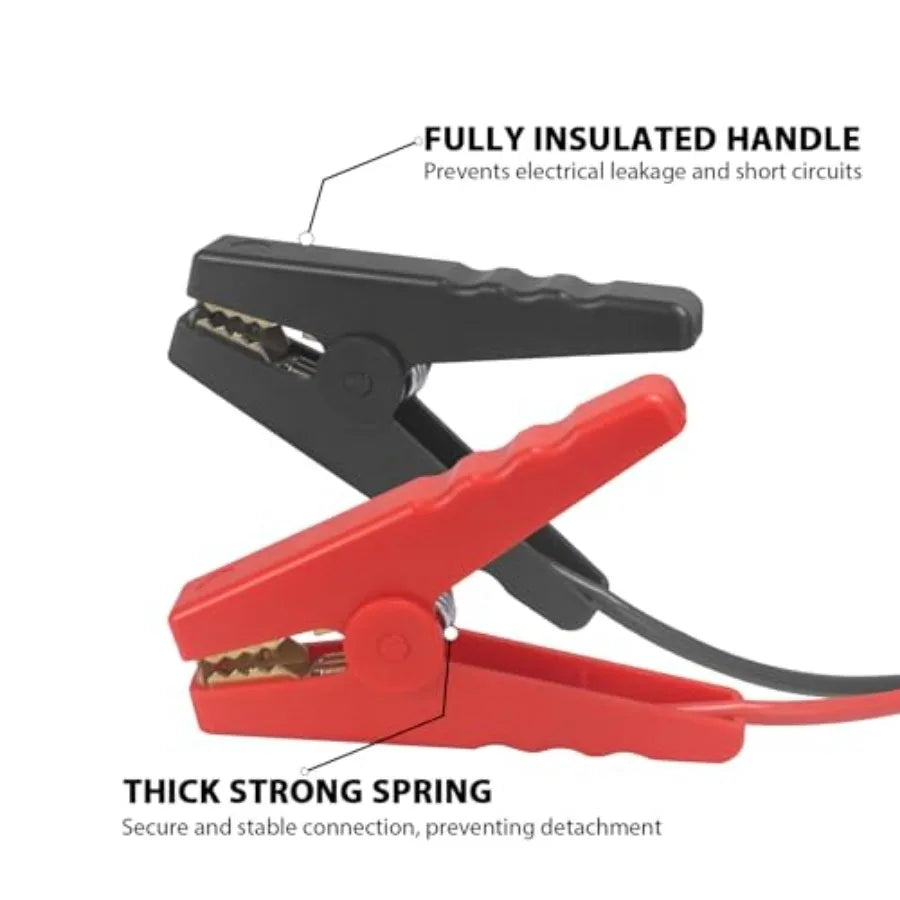 DEWALT 20V Battery Jump Starter Cables, 8AWG 5.9FT