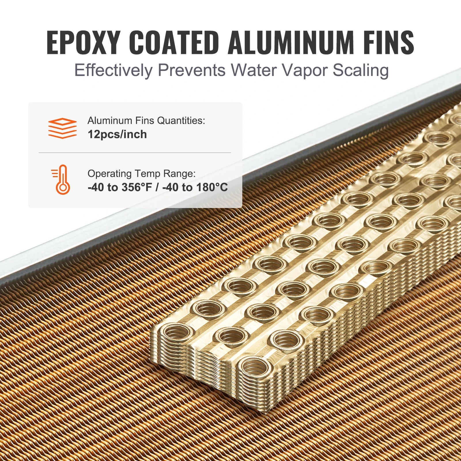 Troca de calor SucceBuy Water to Air 18" x 20" para fornos de madeira ao ar livre - Aquecimento e arrefecimento residencial e aquecimento de ar forçado