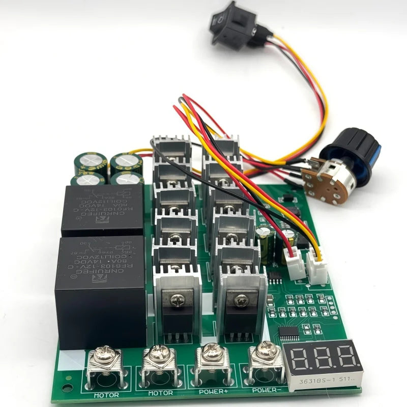 10–55V DC PWM-motortoerentalregelaar