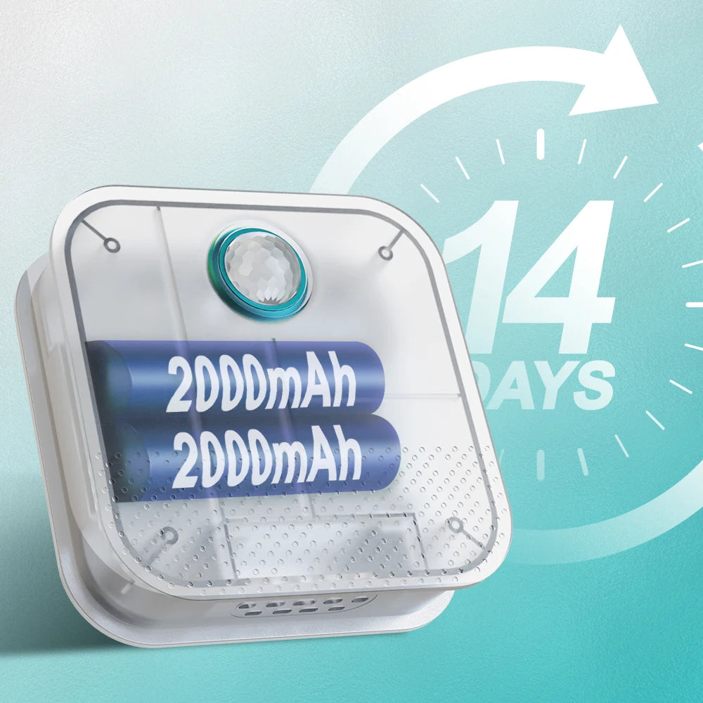 DownyPaws 4000mAh Smart Cat Odor Purifier For Cat Litter Box Deodorizer Pet Toilet Air Purifier Dog Cat Litter Deodorant 