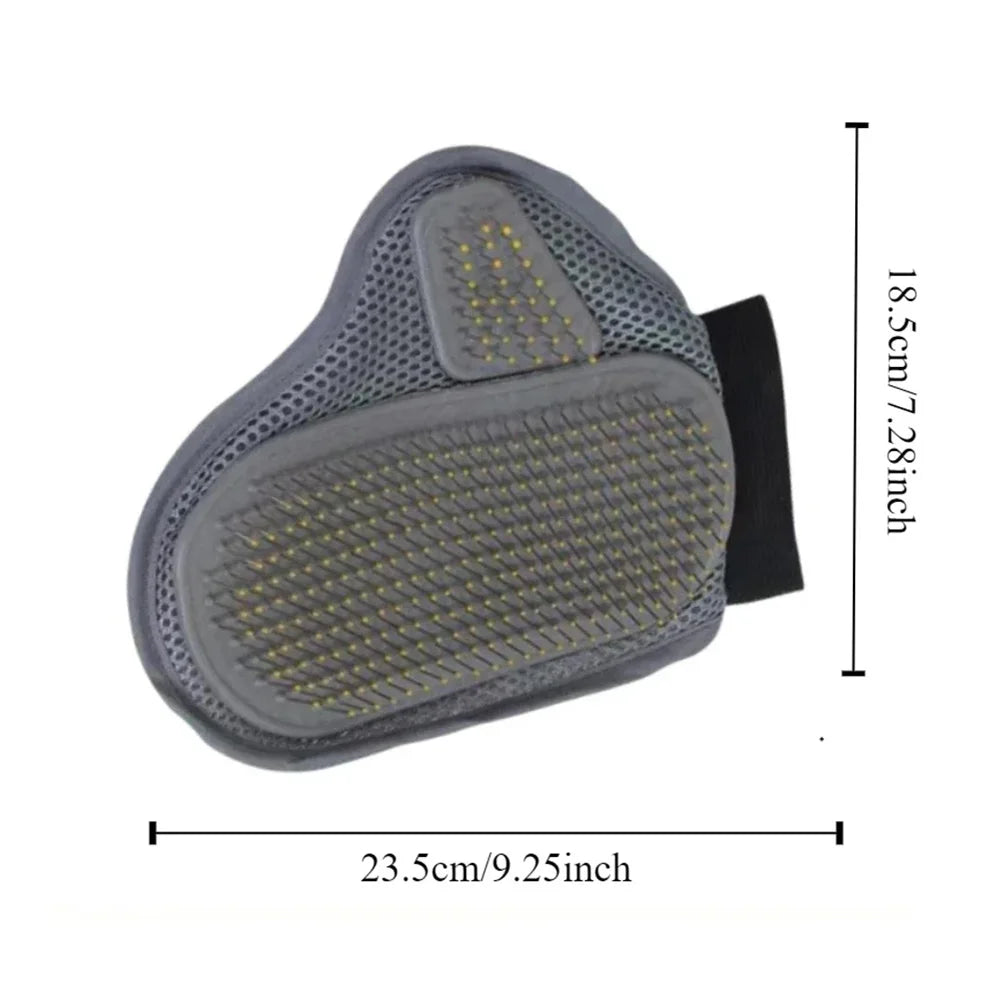 Pet Grooming Glove with Textured Contact Surface