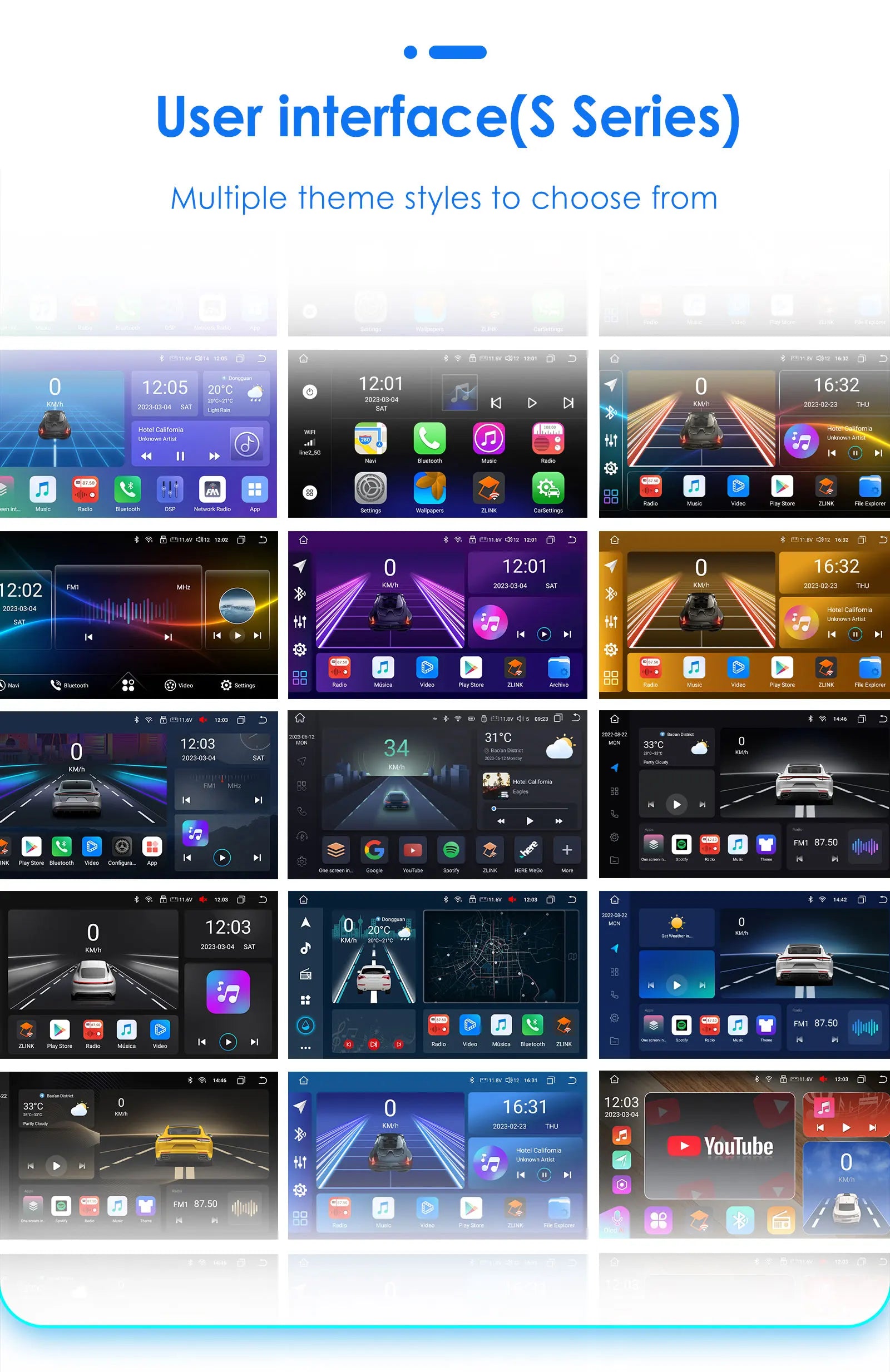 HIZPO 7-Inch Android Car Radio with CarPlay for Opel