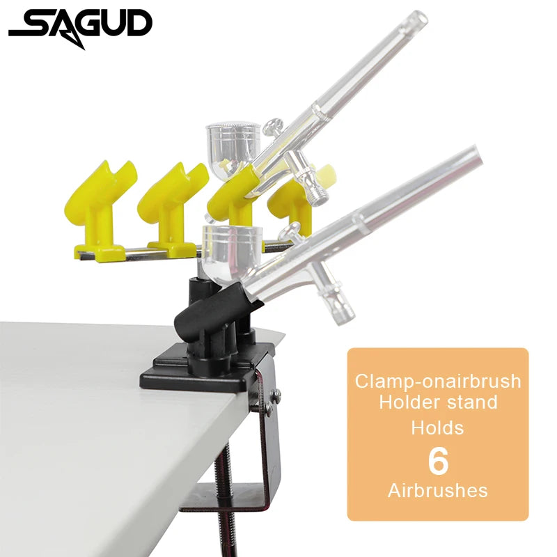 Klemme-til Airbrush Holder med Rotasjons-base