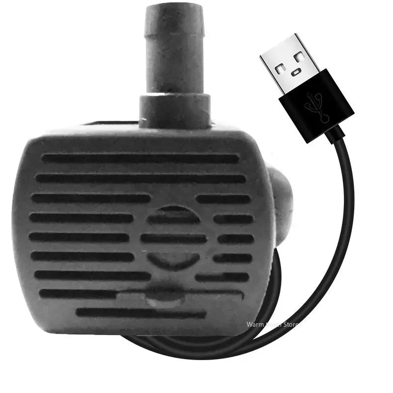 Brushless Submersible Mini Pump, USB 3–9 V or 12 V