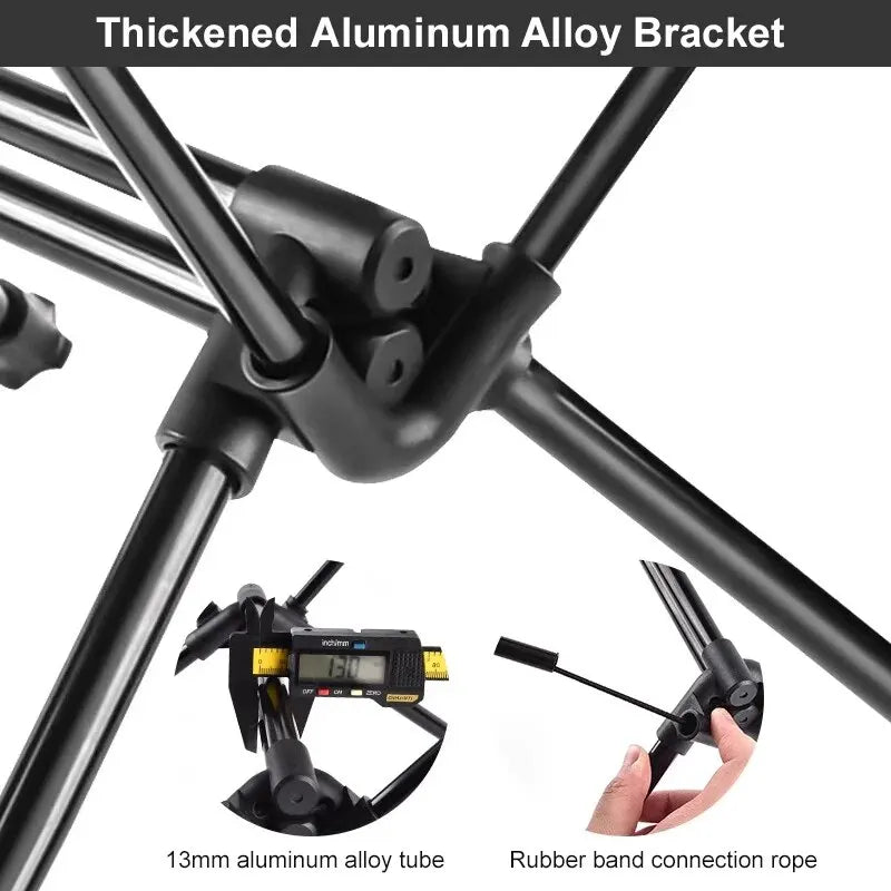 WESTTUNE Camping Folding Table Portable Aluminum Alloy Lightweight Table with Accessories Multifunctional Outdoor Table 