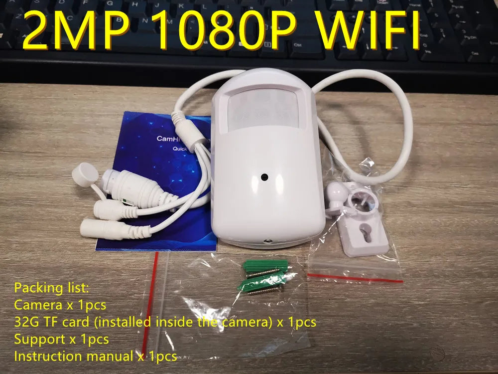 1080P/5MP Indoor WiFi IP Security Camera with 940nm Night Vision