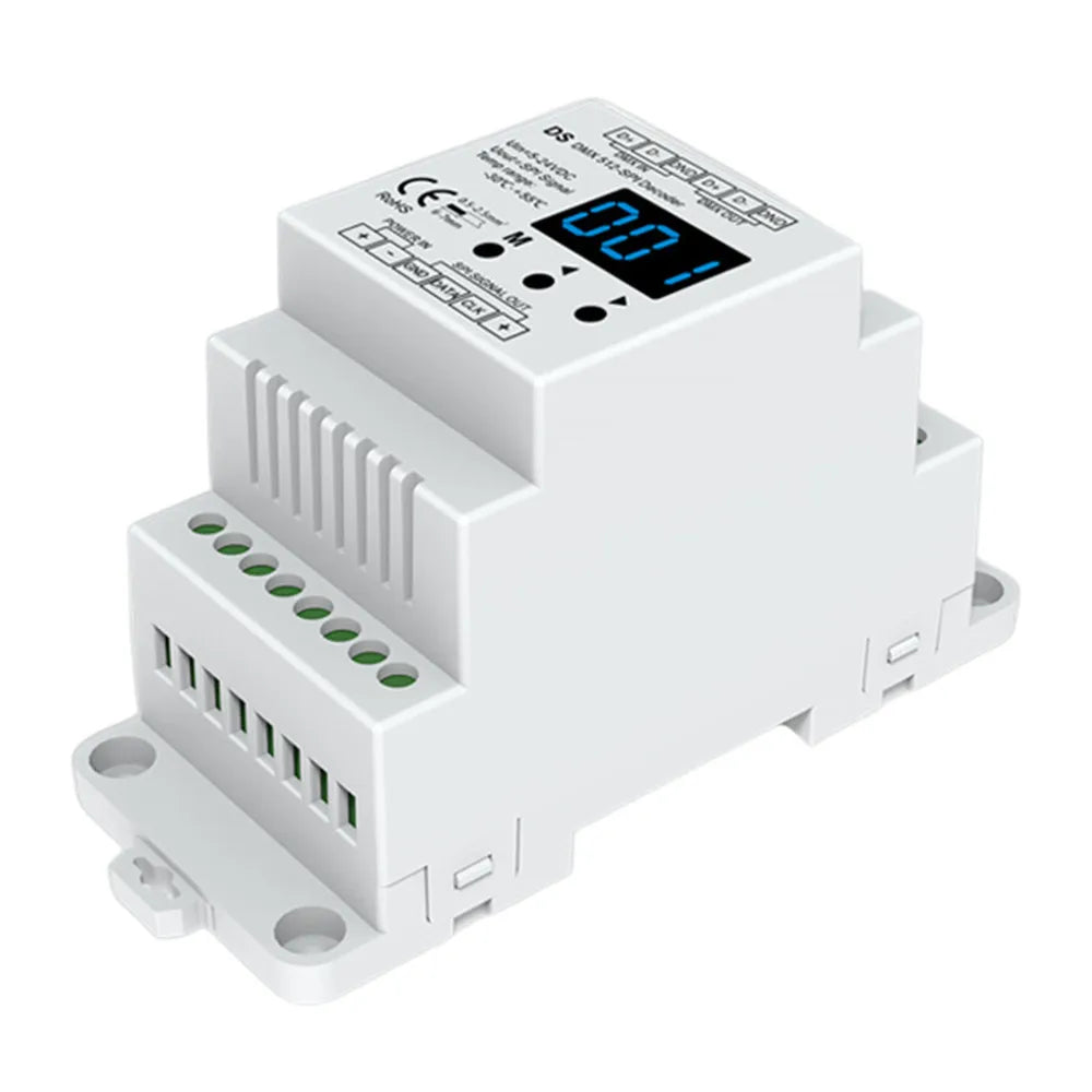 Opciones de decodificador de LED DMX a SPI
