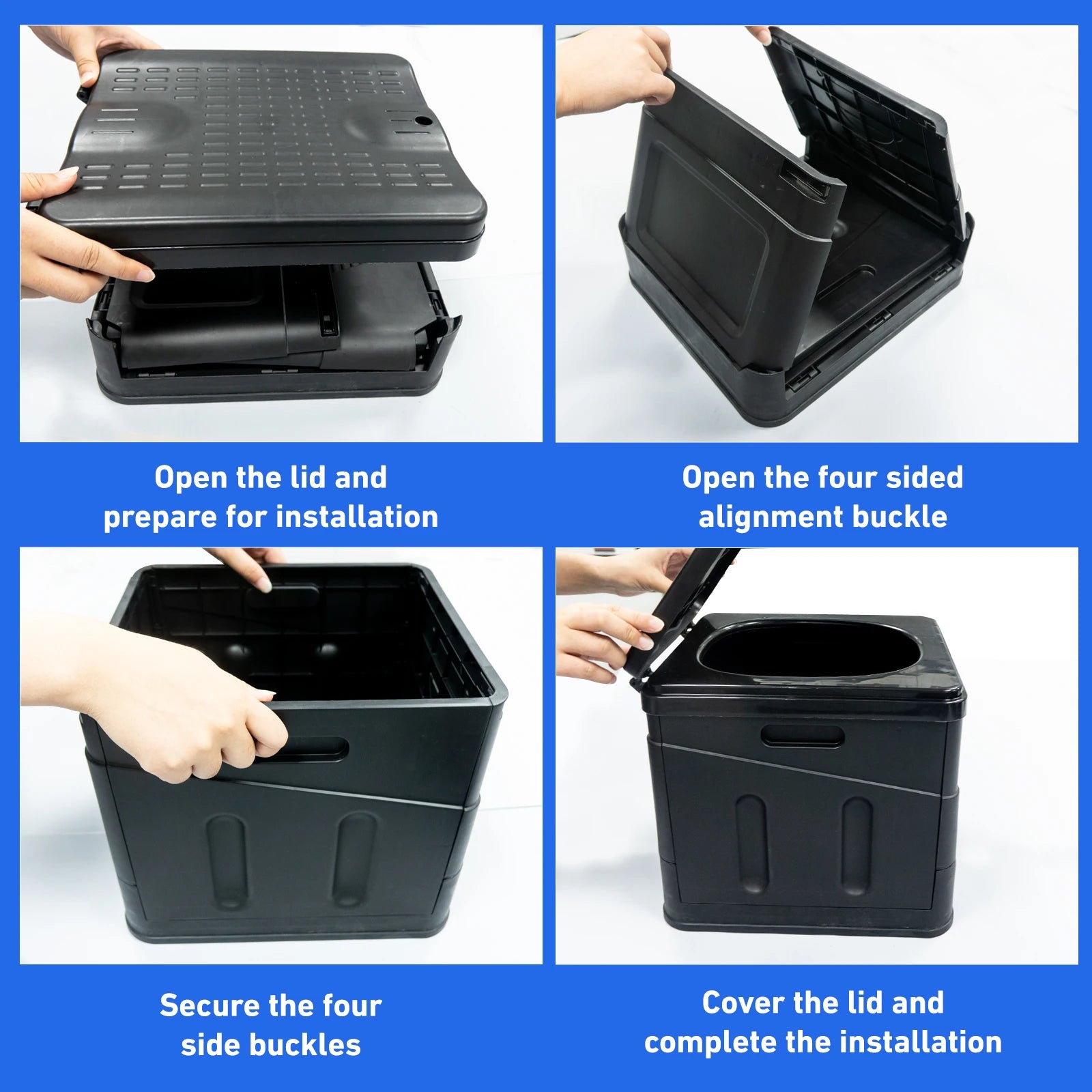 Portable Toilet Kit with Pop Up Privacy Tent for Camping