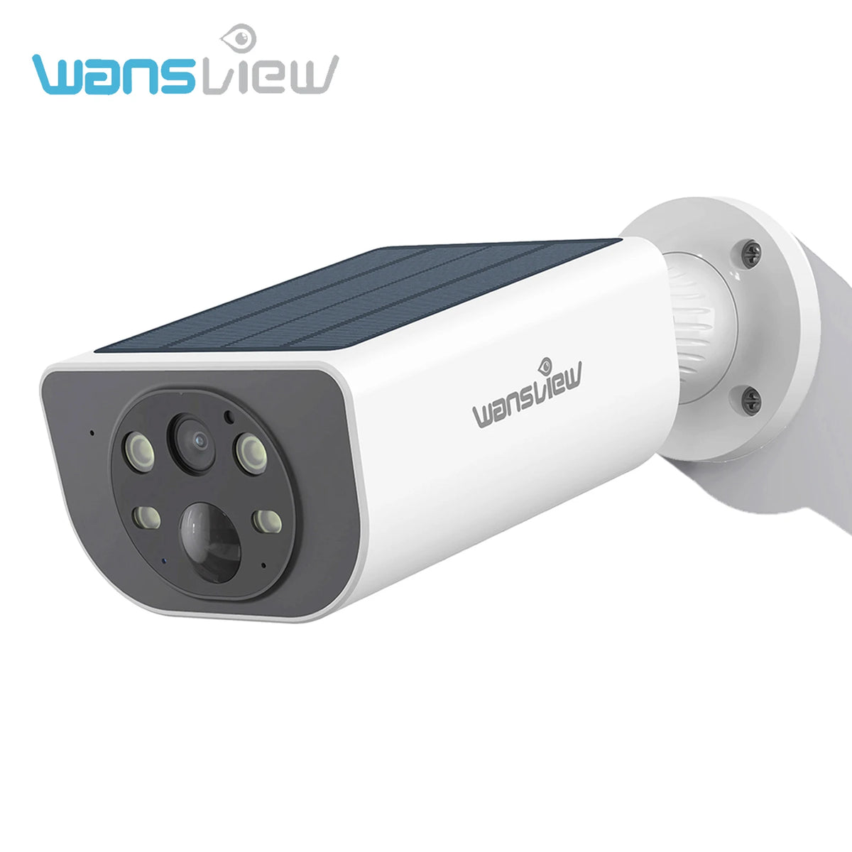 2K Outdoor-Wireless-Sicherheitskamera mit Solarenergie