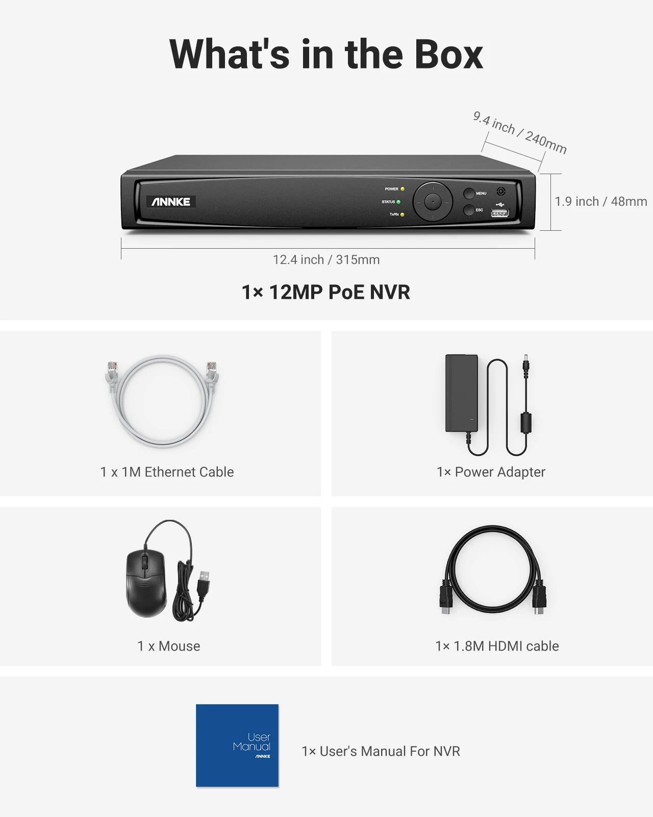 ANNKE 3K Smart Dual Light Dome Camera 12MP 8-Channel NVR Set