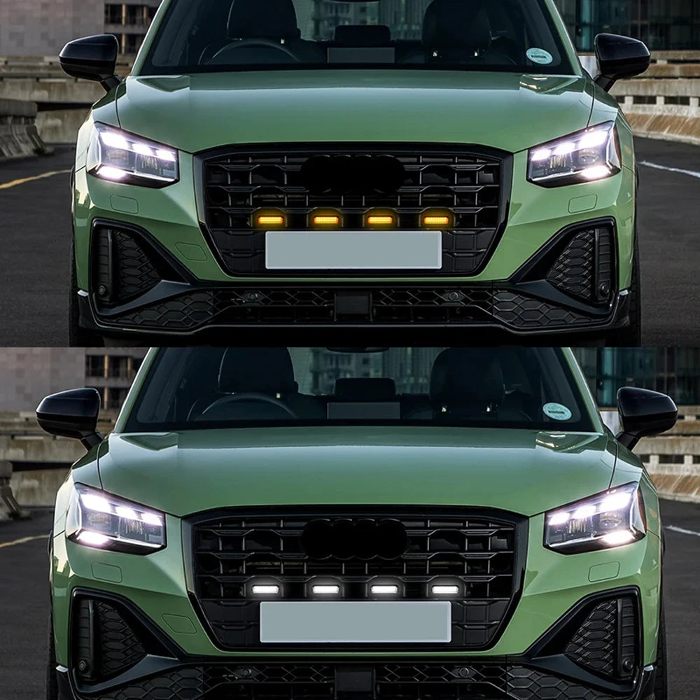 18 LED Front Grille Light Universal model Car Daytime Running Light Wheel Eyebrow Lamp For Pickup Offroad 12V