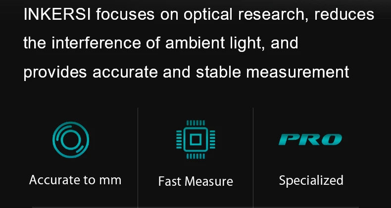 Laser Distance Meter 40M–120M ±2mm Digital Rangefinder Tool