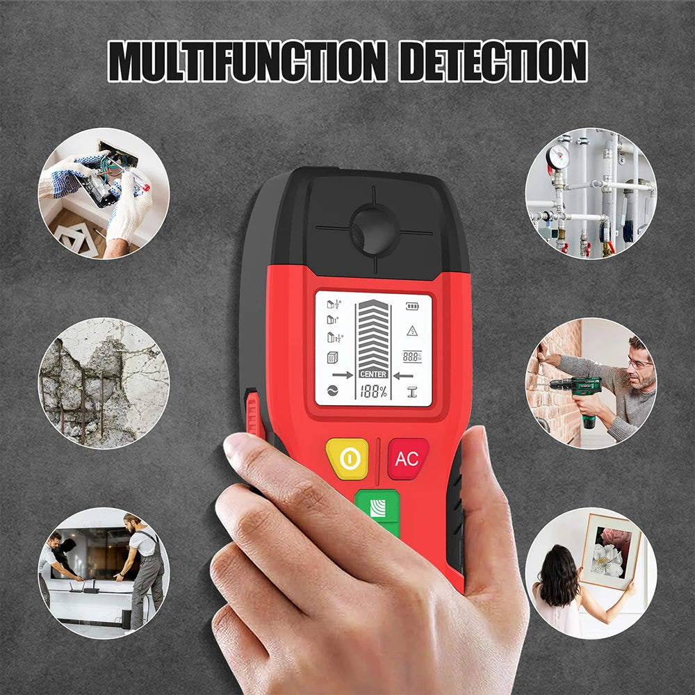 HW-100 Wall Stud Finder with Metal & AC Scan Modes