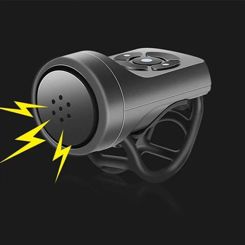 Bicycle Electric Bell Bike USB Charging Horn MTB Mountain Bike Warning Safety Ring Waterproof Bell Cycling Accessories 