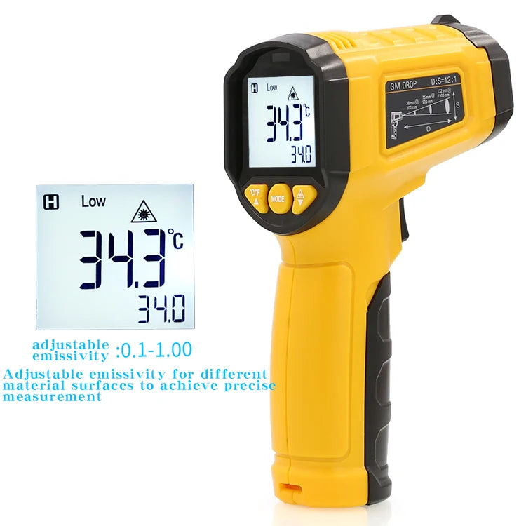 TS380 Infrared Non-Contact HYTAIS Thermometer Handheld Industrial High-Precision Electronic Temperature Gauge TS600 