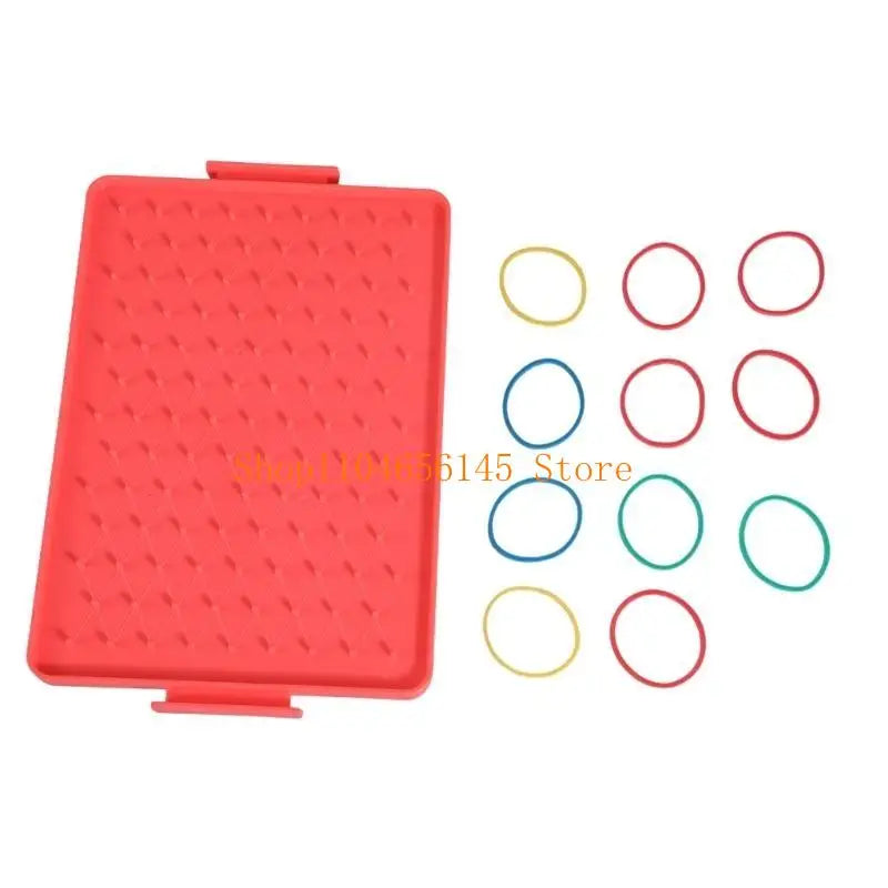 Pravouhlá geometria Pegboard pre matematické aktivity
