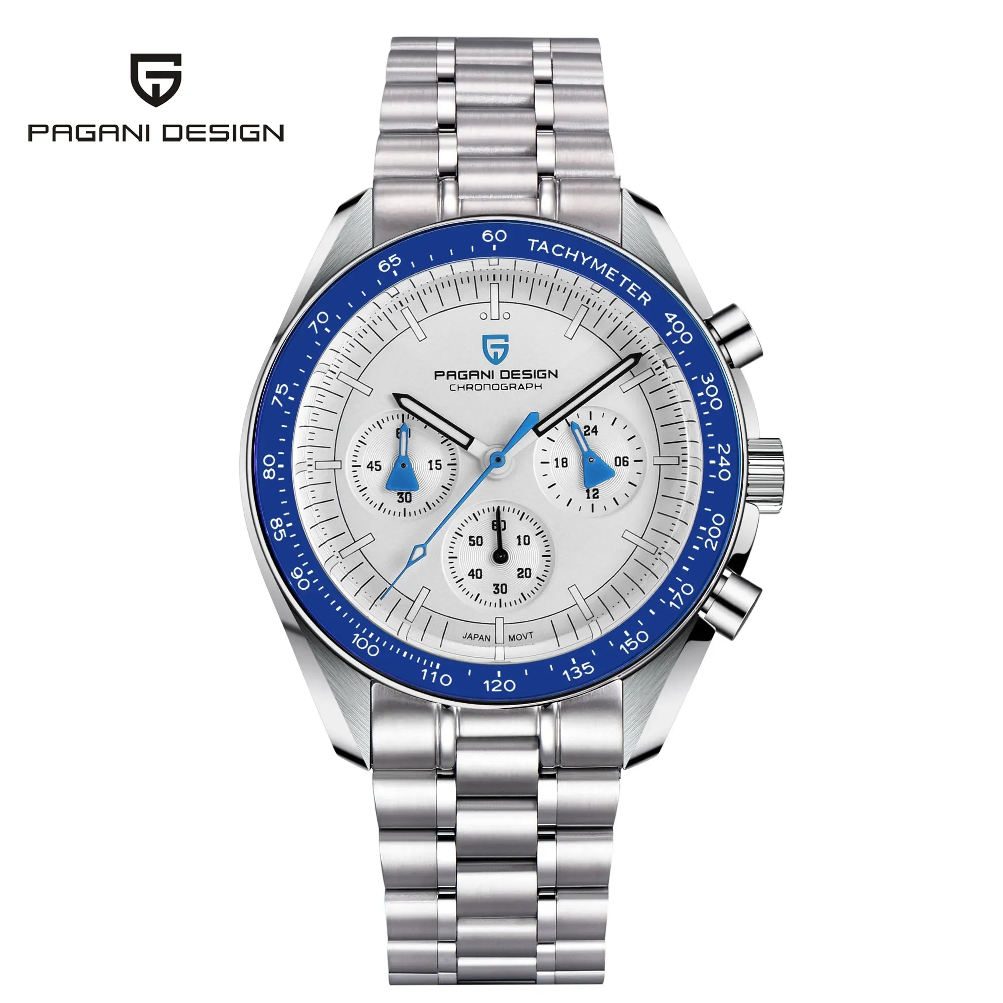 Pagani Design PD-1701 Moon Chronograph Quartz Watch 100M
