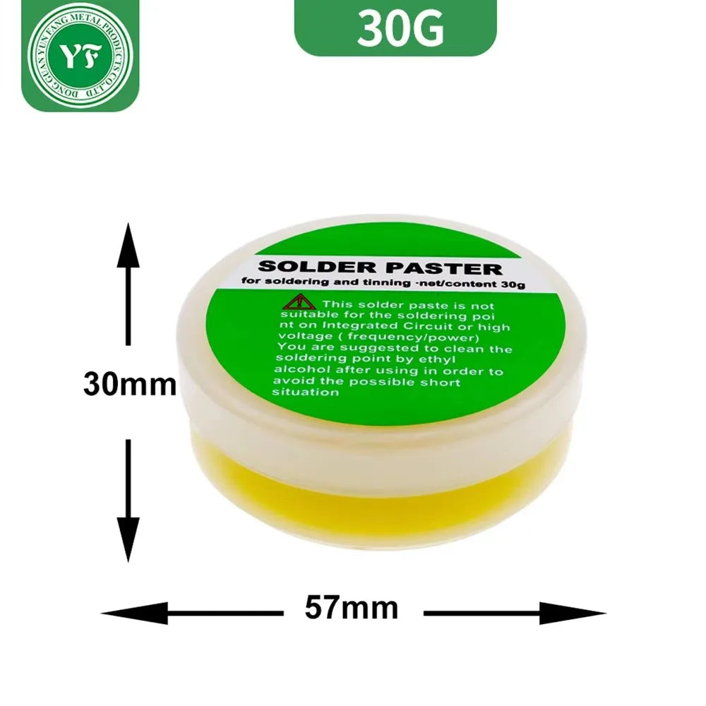 Rosin Soldering Flux Paste, 30 g, 50 g or 100 g