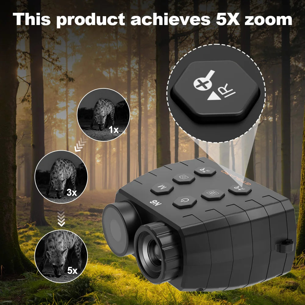 GTGUARD N6 Night Vision Binoculars with 1080P Video