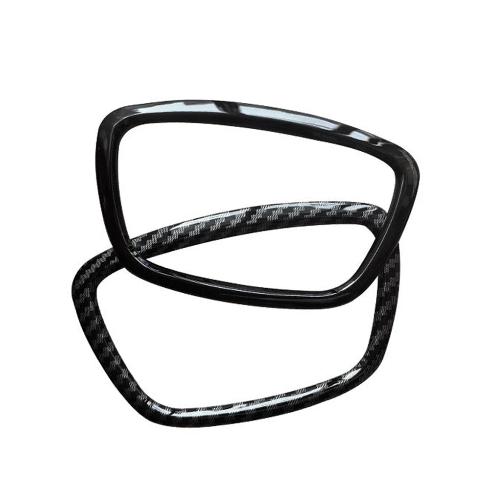 Carbon Fiber Steering Wheel Trim Cover for Audi Models