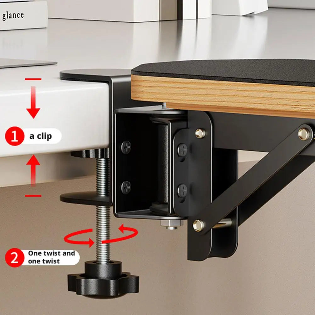 Clamp-On Desk Arm Support