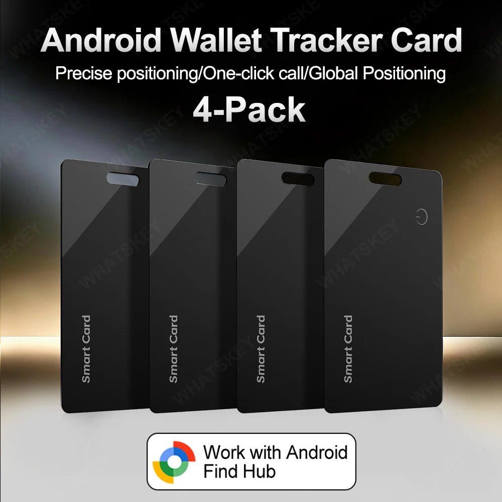 Găsește-ți portofelul cu GPS, Card tracker pentru Android - Ultra-subțire, etichetă inteligentă Bluetooth, reîncărcabilă, pentru portofel și bagaje, anti