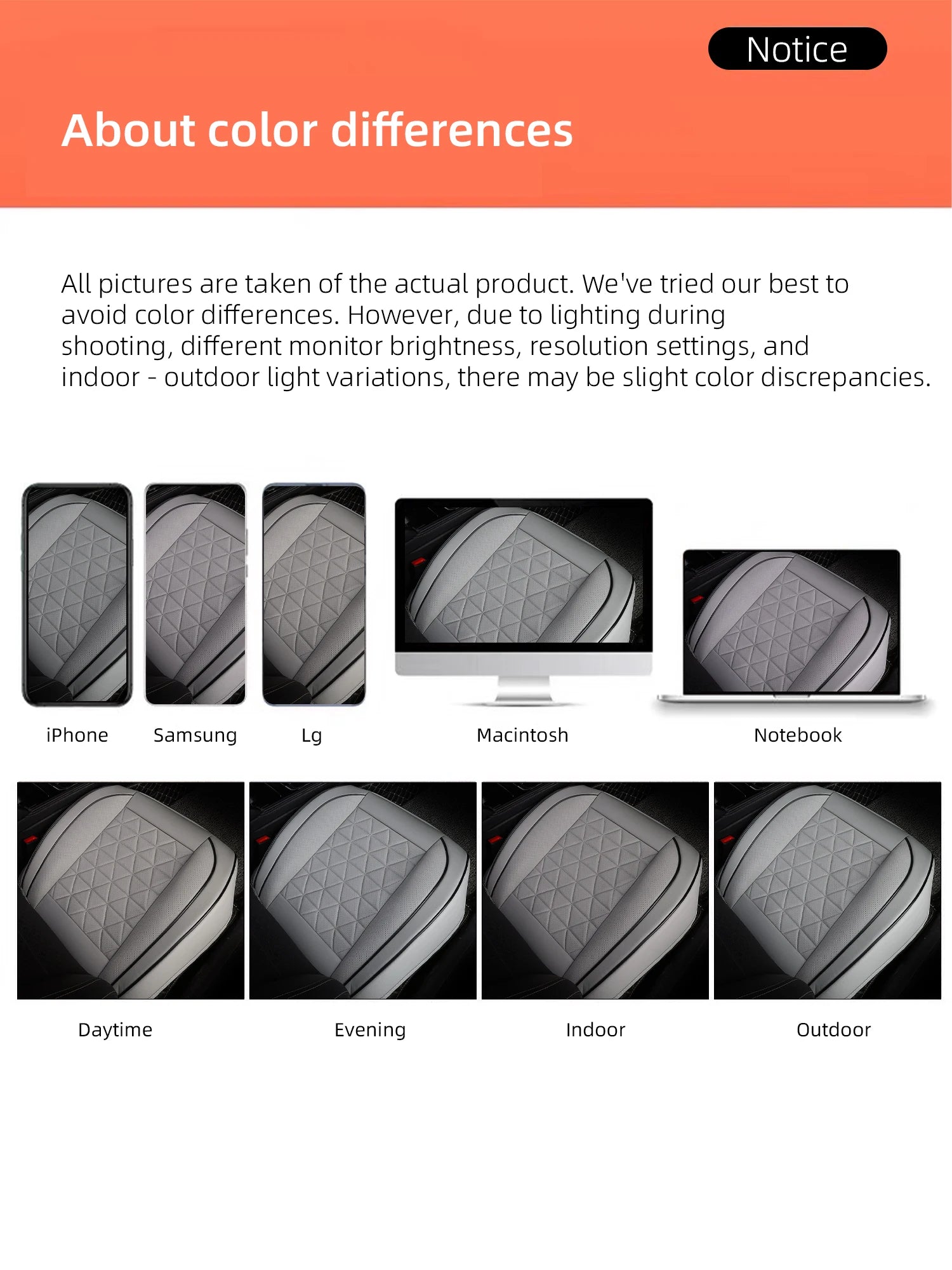 Чохол-подушка на переднє сидіння автомобіля з PU шкіри