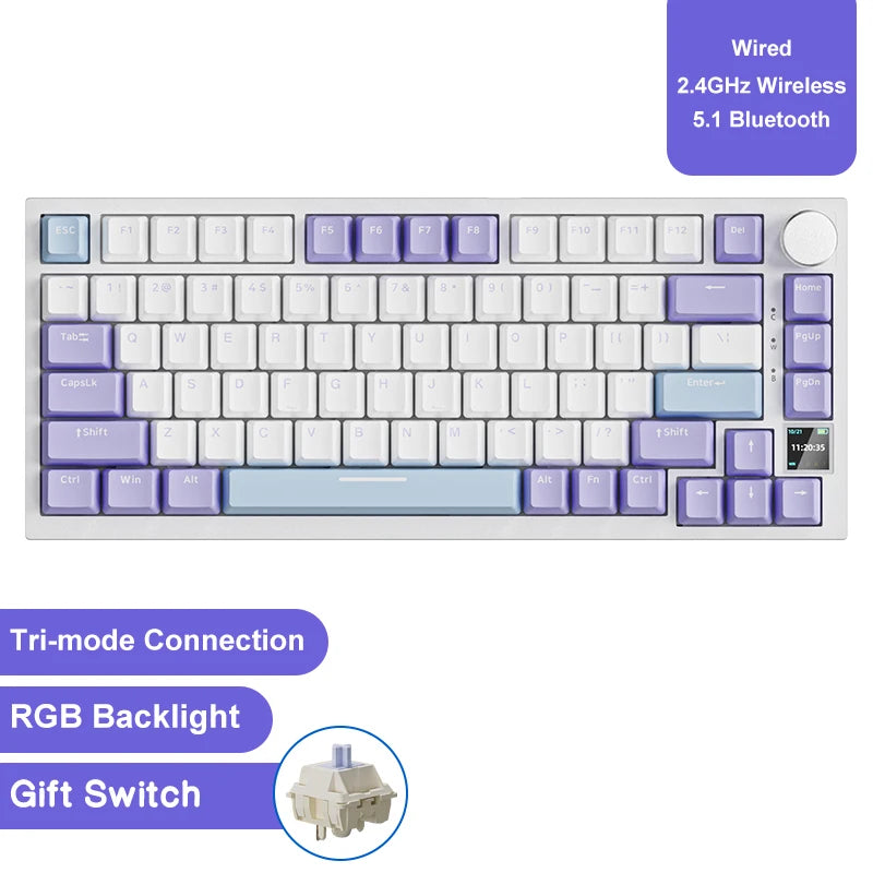 AK820 and AK820 Pro Mechanical Keyboard Options